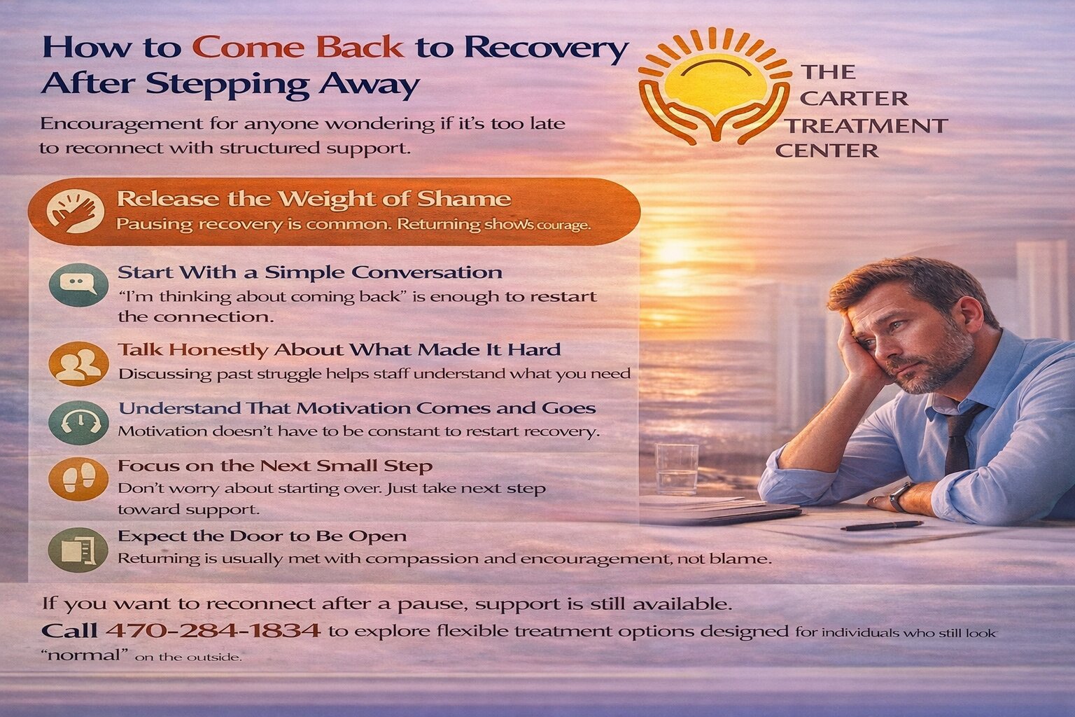 How to Return to Treatment After You Stopped Showing Up